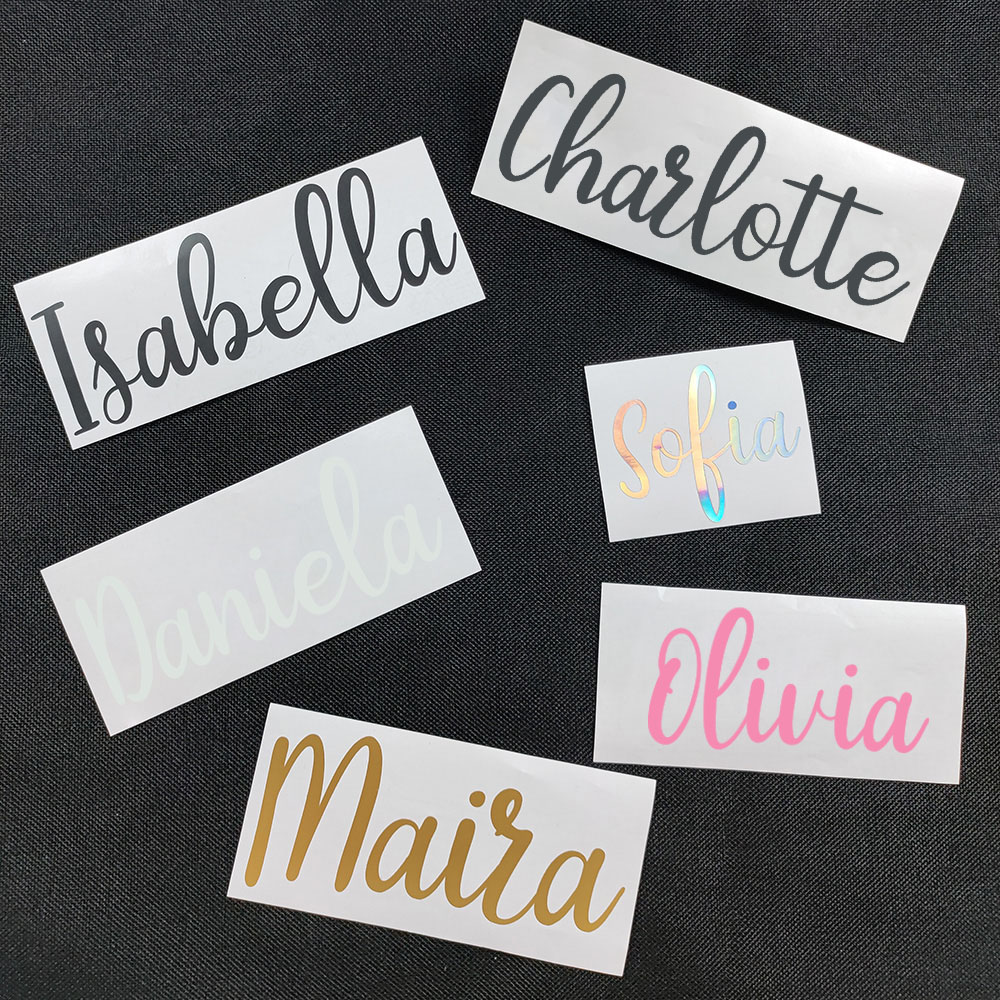 Home Decor Sticker - 1PC aanpasbare naam verwijderbare sticker voor