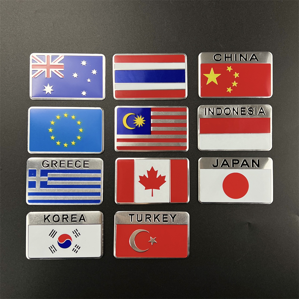 Home Decor Uae - Aluminium sticker Nationale vlag VS Rusland