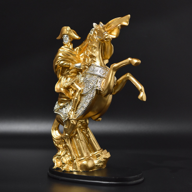 Home Decor Medieval - Ridder Napoleon Rijdend Op Een Paard