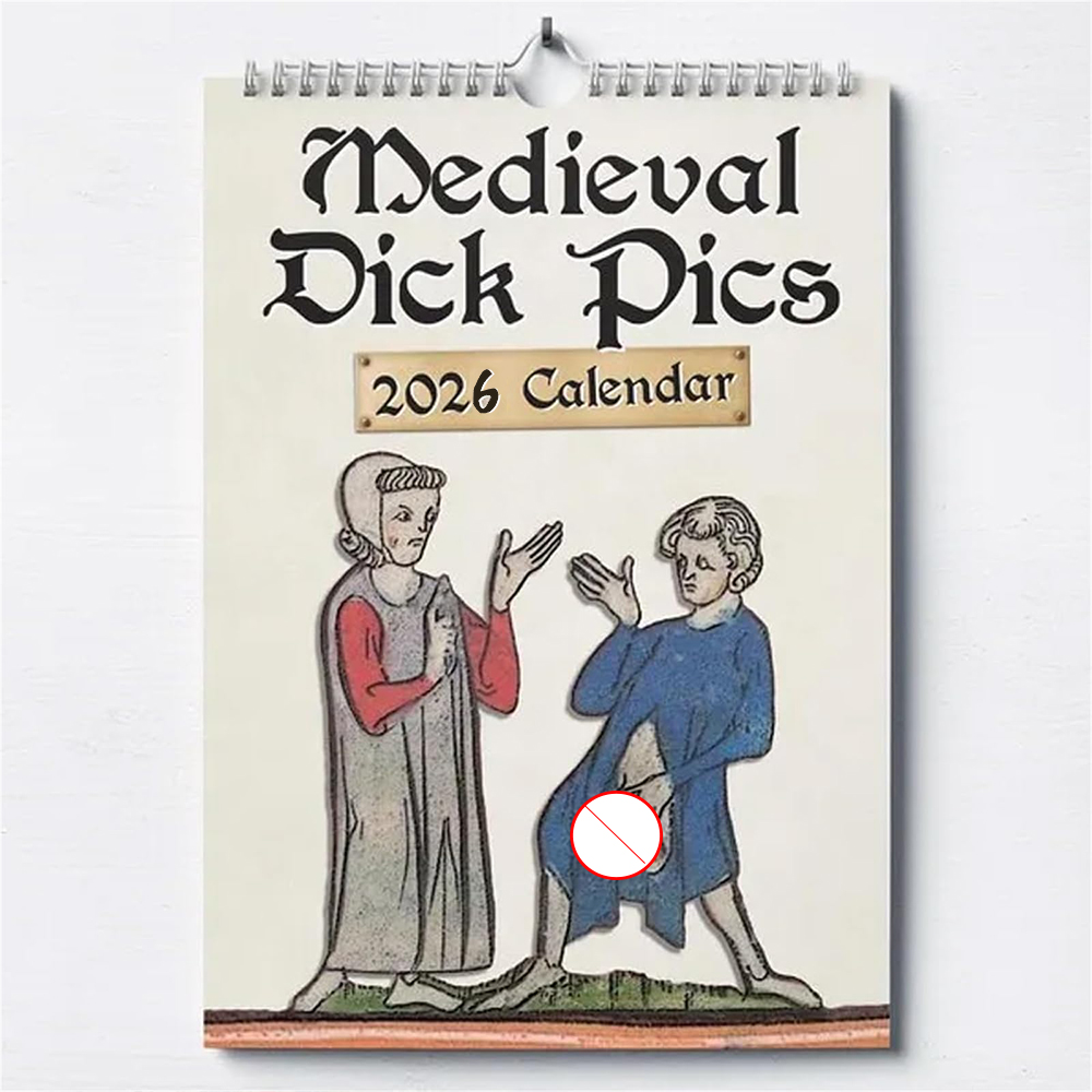 Home Decor Medieval - Nieuwe kalender 2026 grappige creatieve middeleeuwse