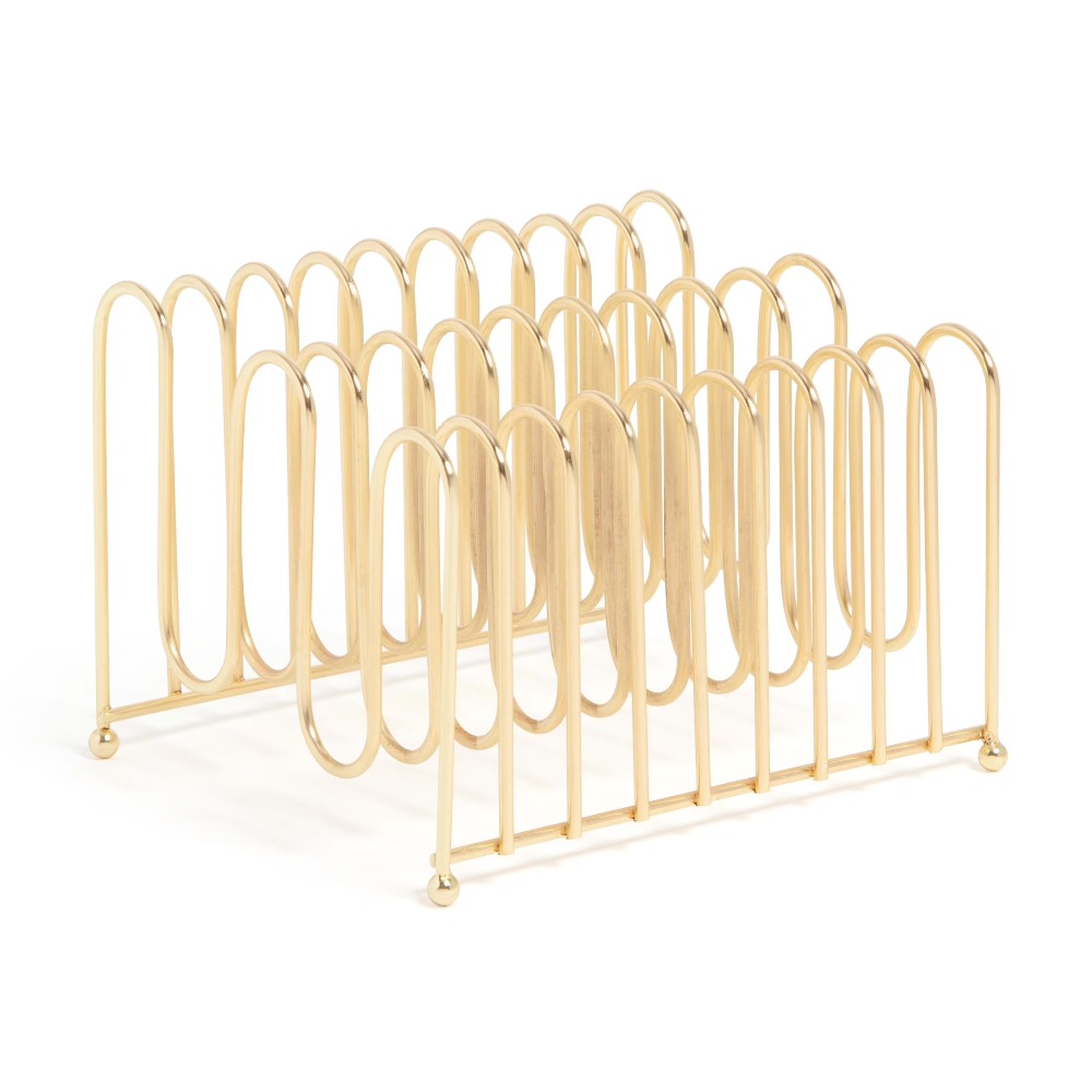 Home Decor Organizer - Gebogen draad bureau-organizer brievenbak briefpapierhouder kantoorbenodigdheden