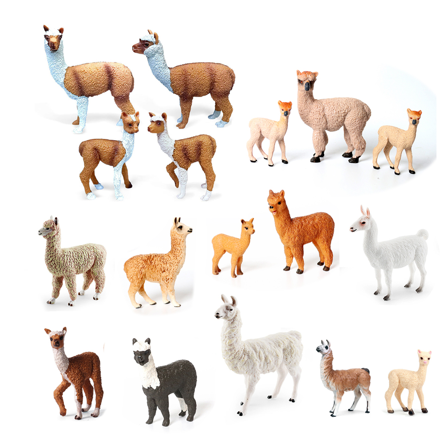 Home Decor Under 200 - Realistische Boerderij Wereld Alpaca Diermodel Figuren