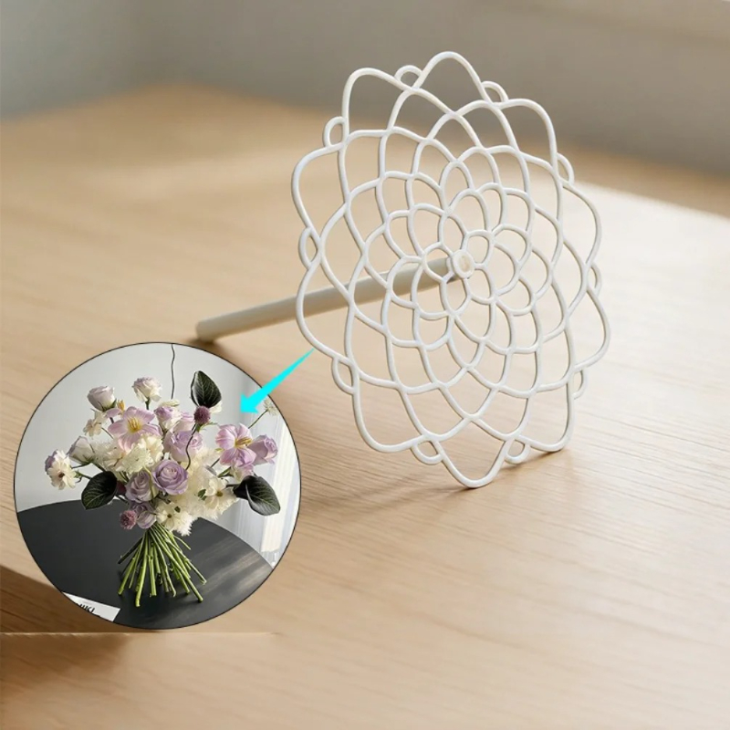 Home Decor Vase With Flowers - Spiraal Ikebana Stengelhouder Vaas Bloemstuk Bevestigingsgereedschap
