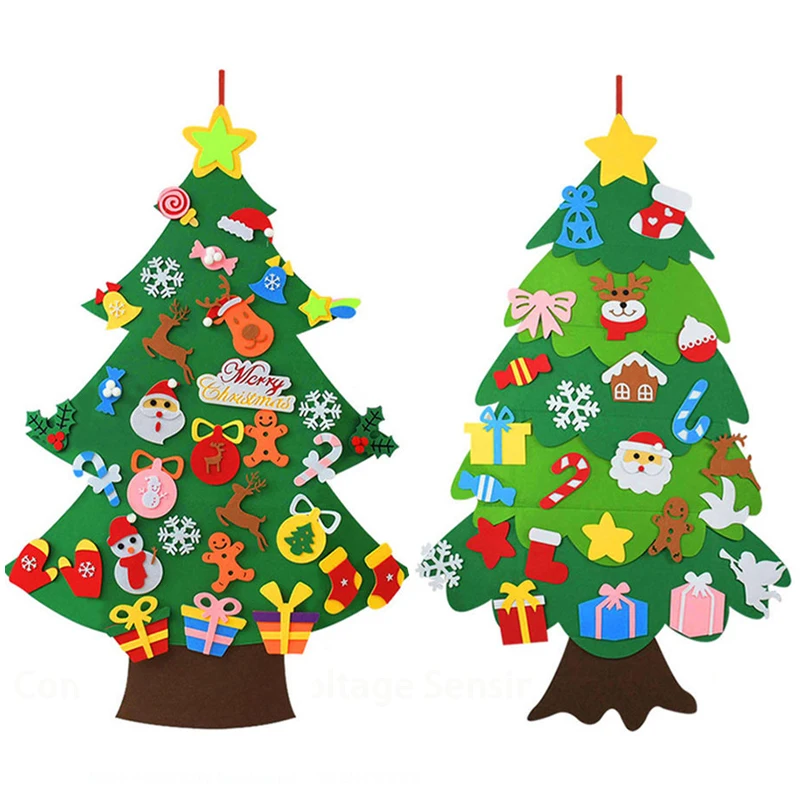 Home Decor Xmas Tree - Kids Diy Vilt Kerstboom Kerst Decoratie