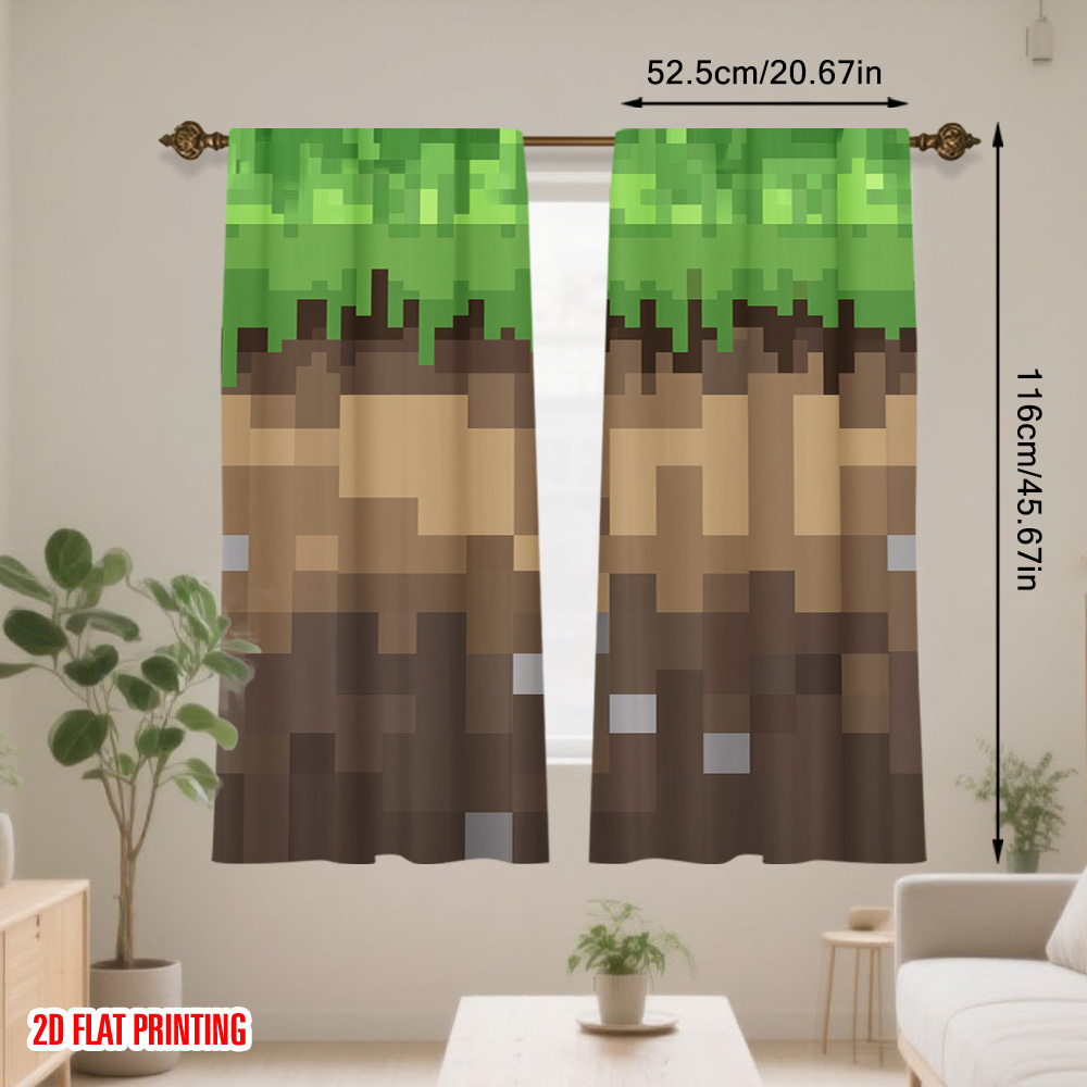 2 stuks Pixel Earth Blocks Gor - Home Decor Youtube Videos recensie en prijs