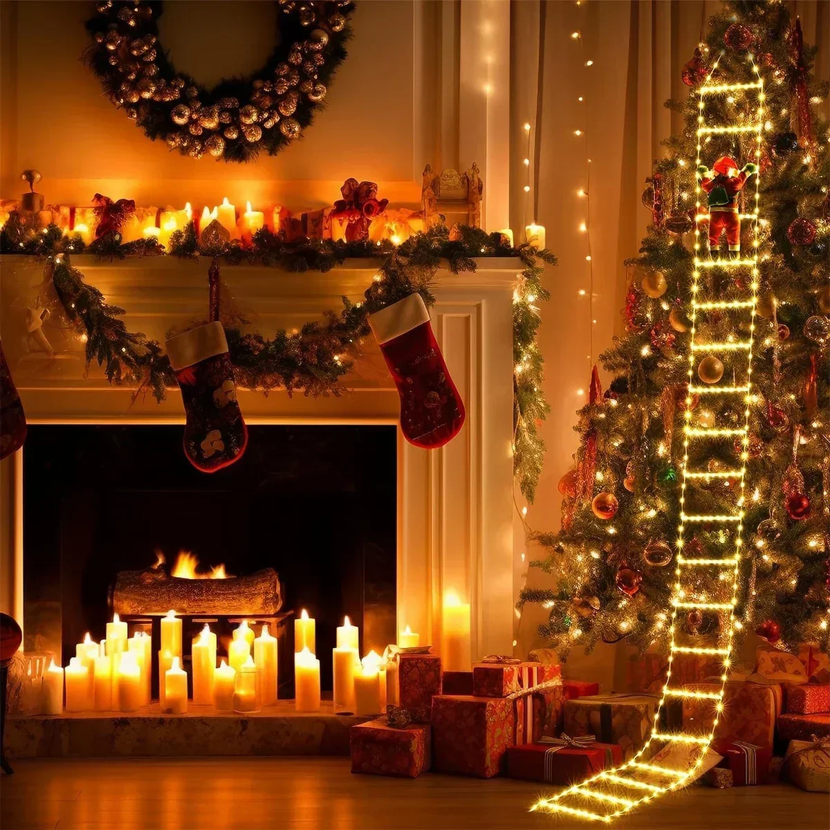 Led Ladder Licht Voor Santa Cl - Home Decor Xmas Tree recensie en prijs