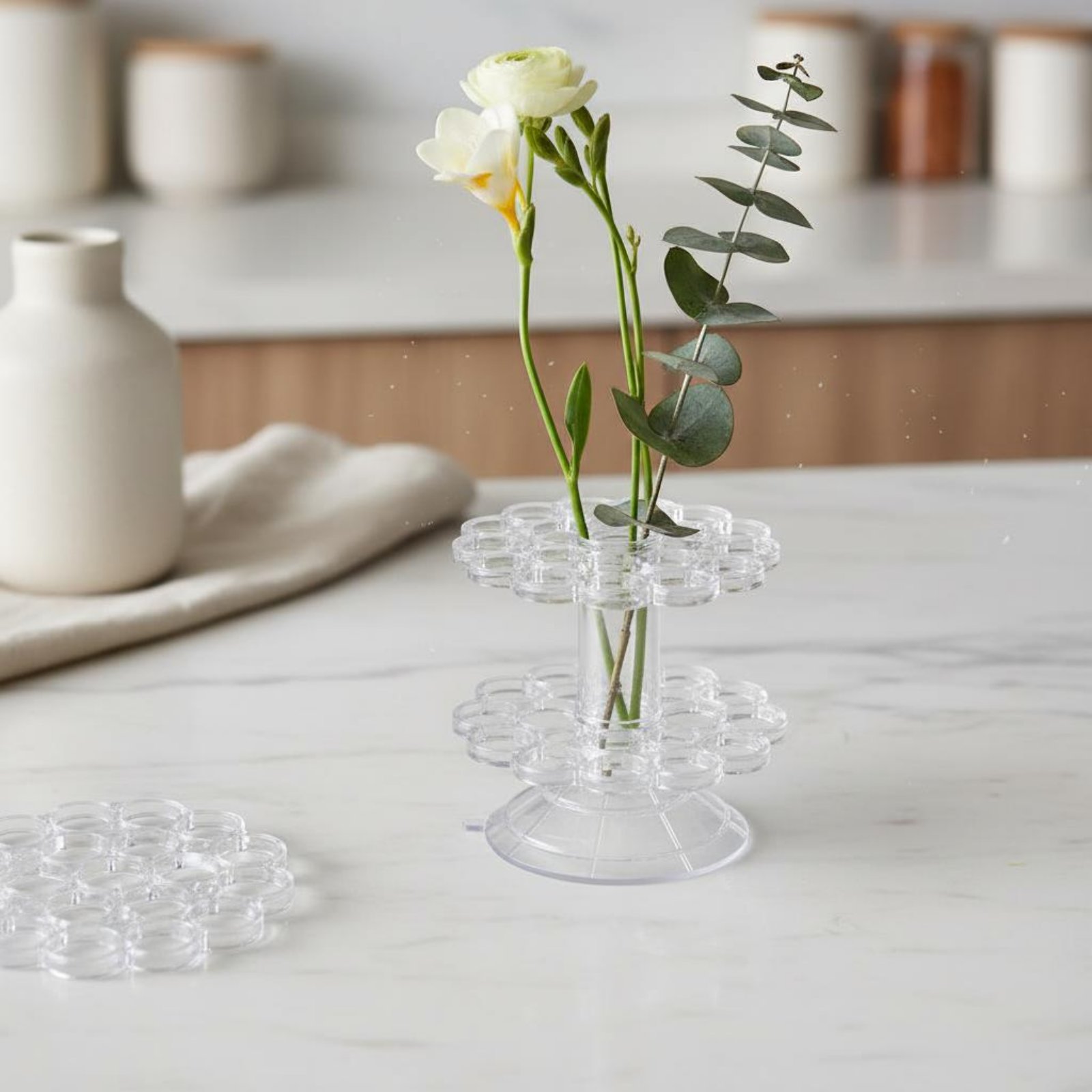 Bloemstengelhouder voor boeket - Home Decor Vase With Flowers recensie en prijs