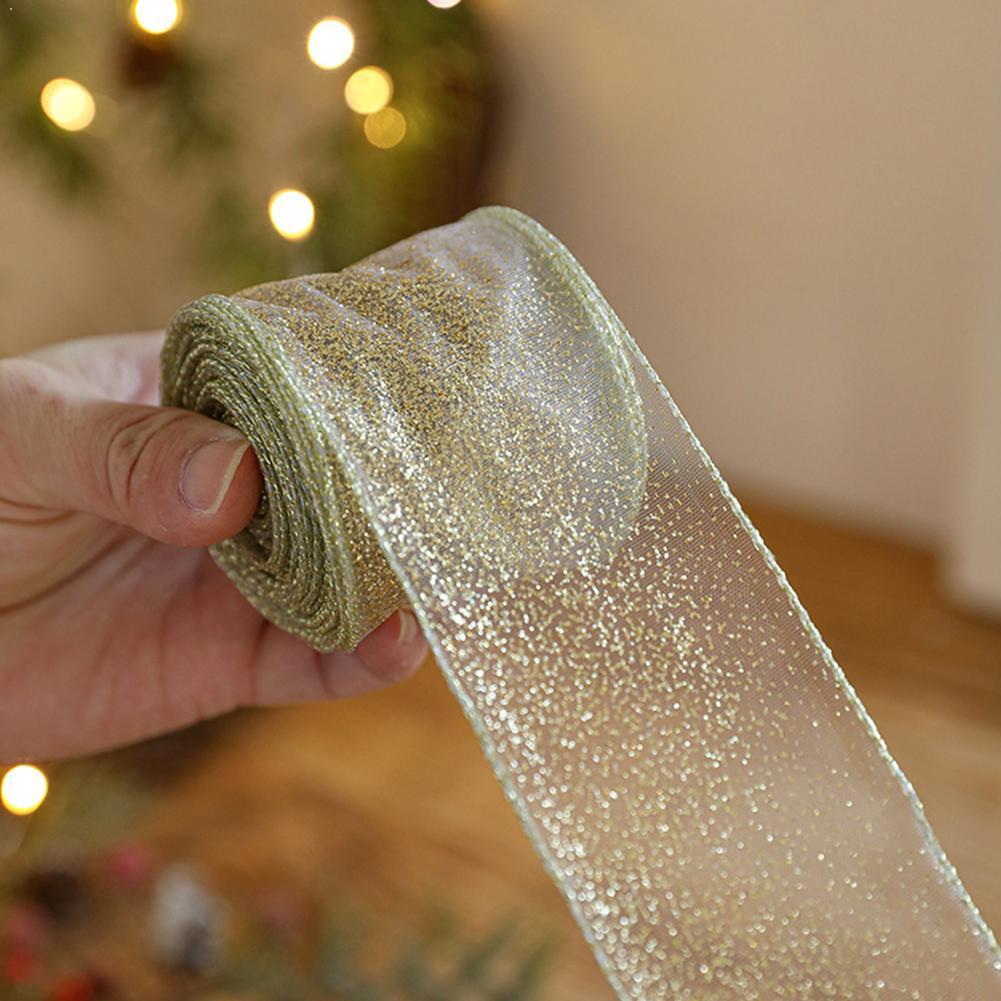 2m 2027 Kerstlint Goud Zilver  - Home Decor Xmas Tree recensie en prijs