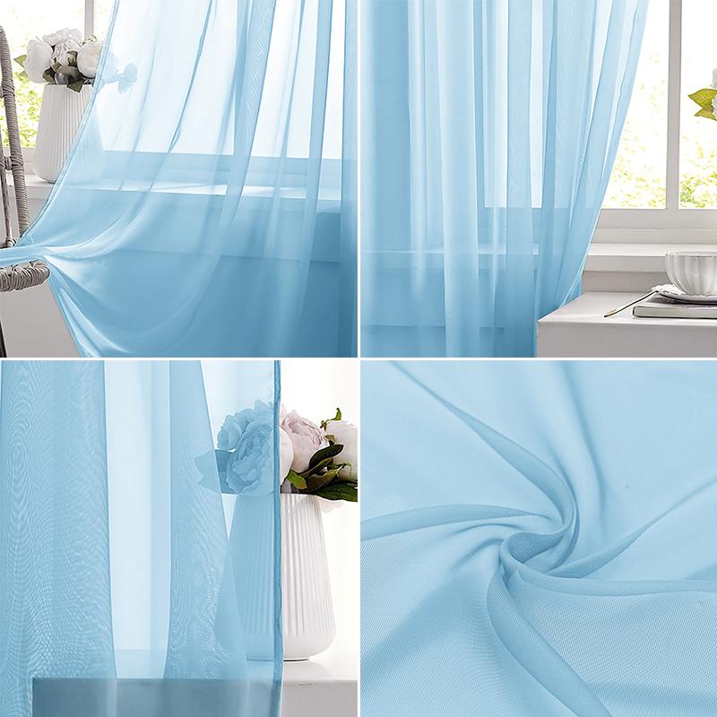 Lichtblauw effen transparant v - Home Decor Wall Panels recensie en prijs