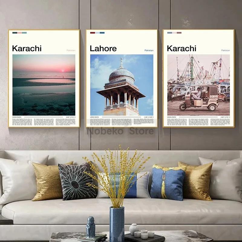 Canvas Schilderij Wall Art Pic - Home Decor Karachi recensie en prijs