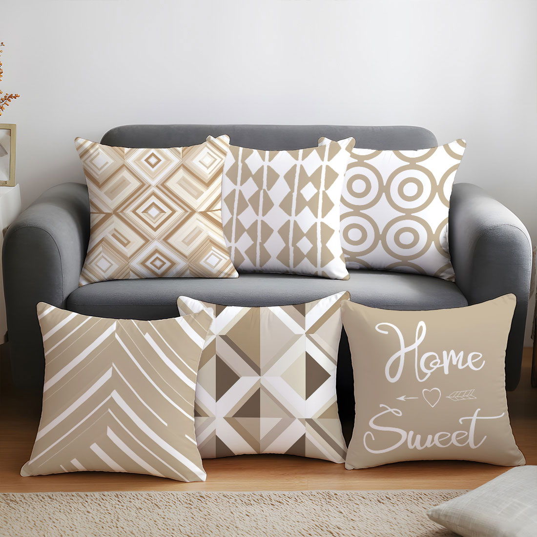 45x45cm licht koffie kleur vec - Home Decor Vector recensie en prijs