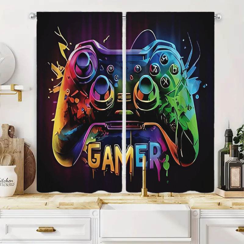 Dual Gaming Gordijnen 2 stuks  - Home Decor Youtube Videos recensie en prijs