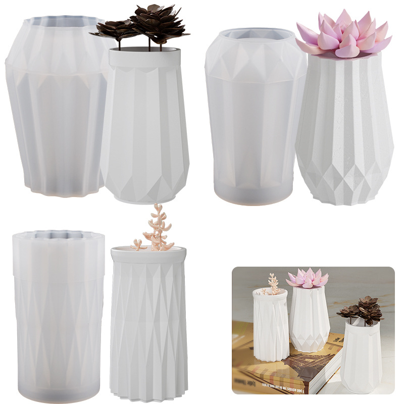 Ronde Diamant Vaas Siliconen M - Home Decor Vase With Flowers recensie en prijs