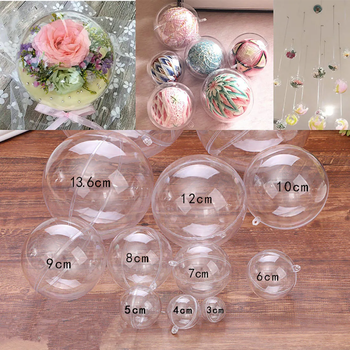 1-20CM Transparante Ballen Hol - Home Decor Xmas Tree recensie en prijs