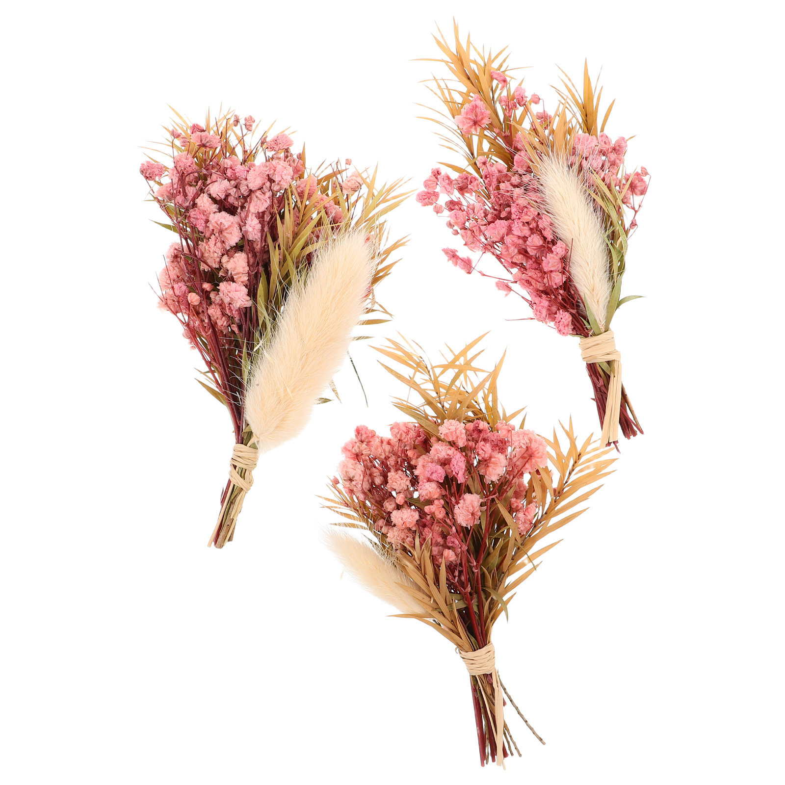 3 stuks mini gedroogde bloemen - Home Decor Vase With Flowers recensie en prijs