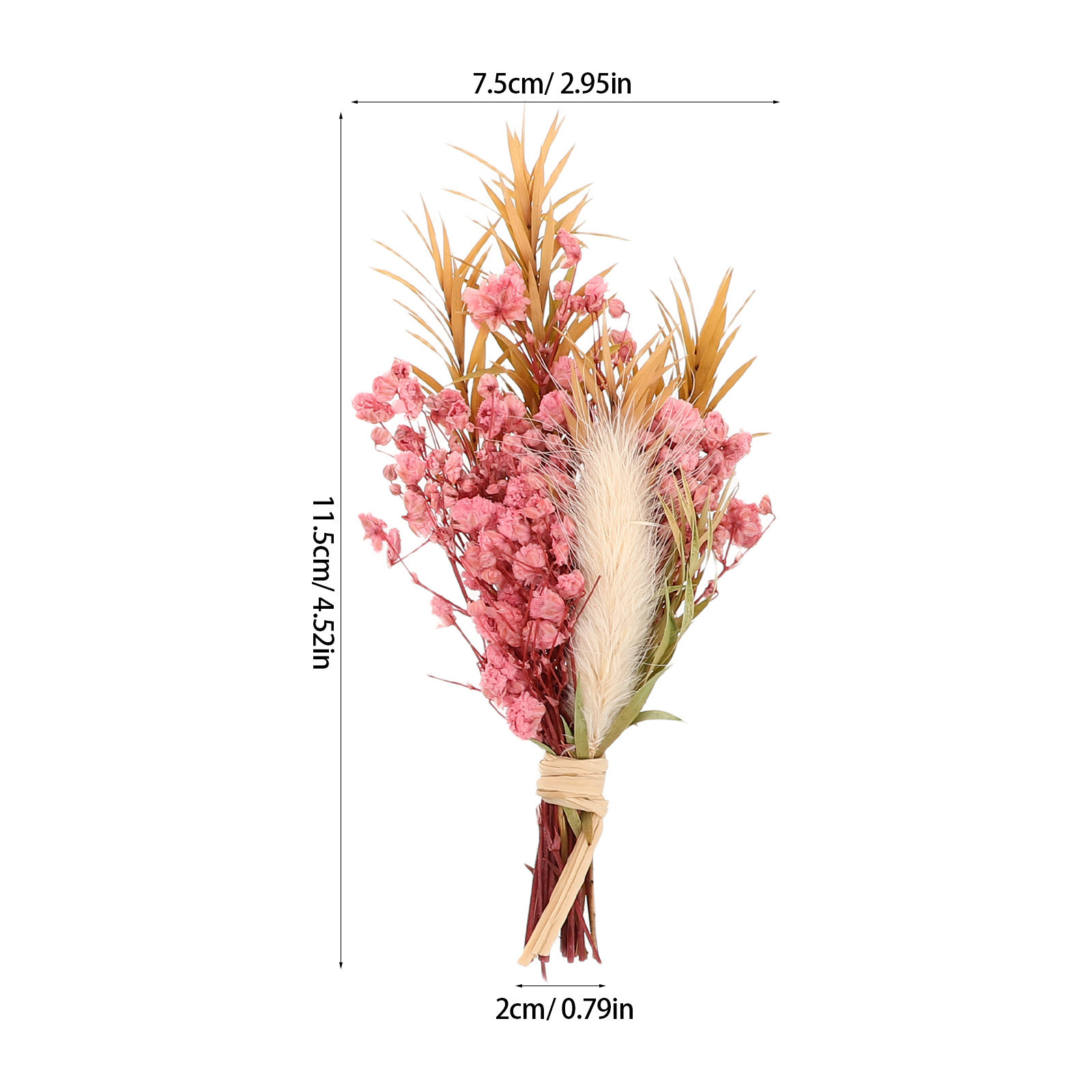 3 stuks mini gedroogde bloemen - Home Decor Vase With Flowers recensie en prijs