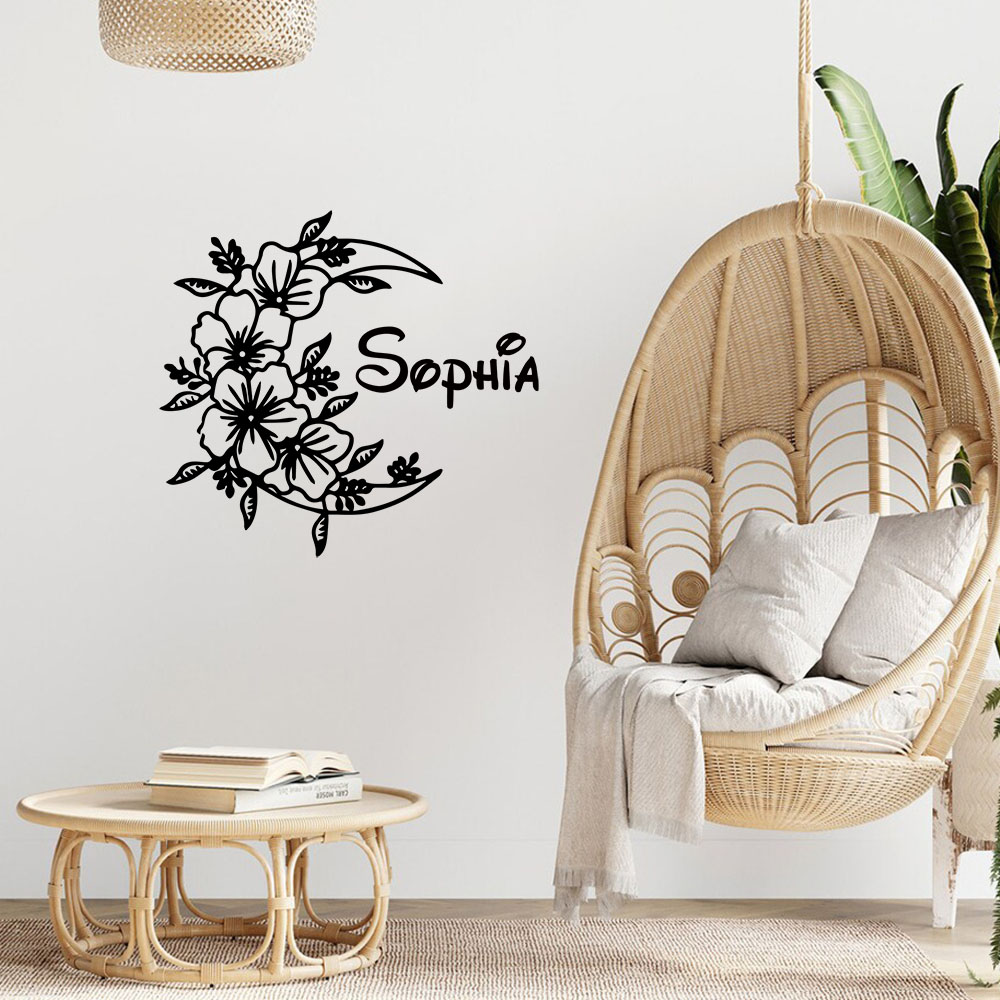 1PC Creatieve Maanbloem Aanpas - Home Decor Sticker recensie en prijs