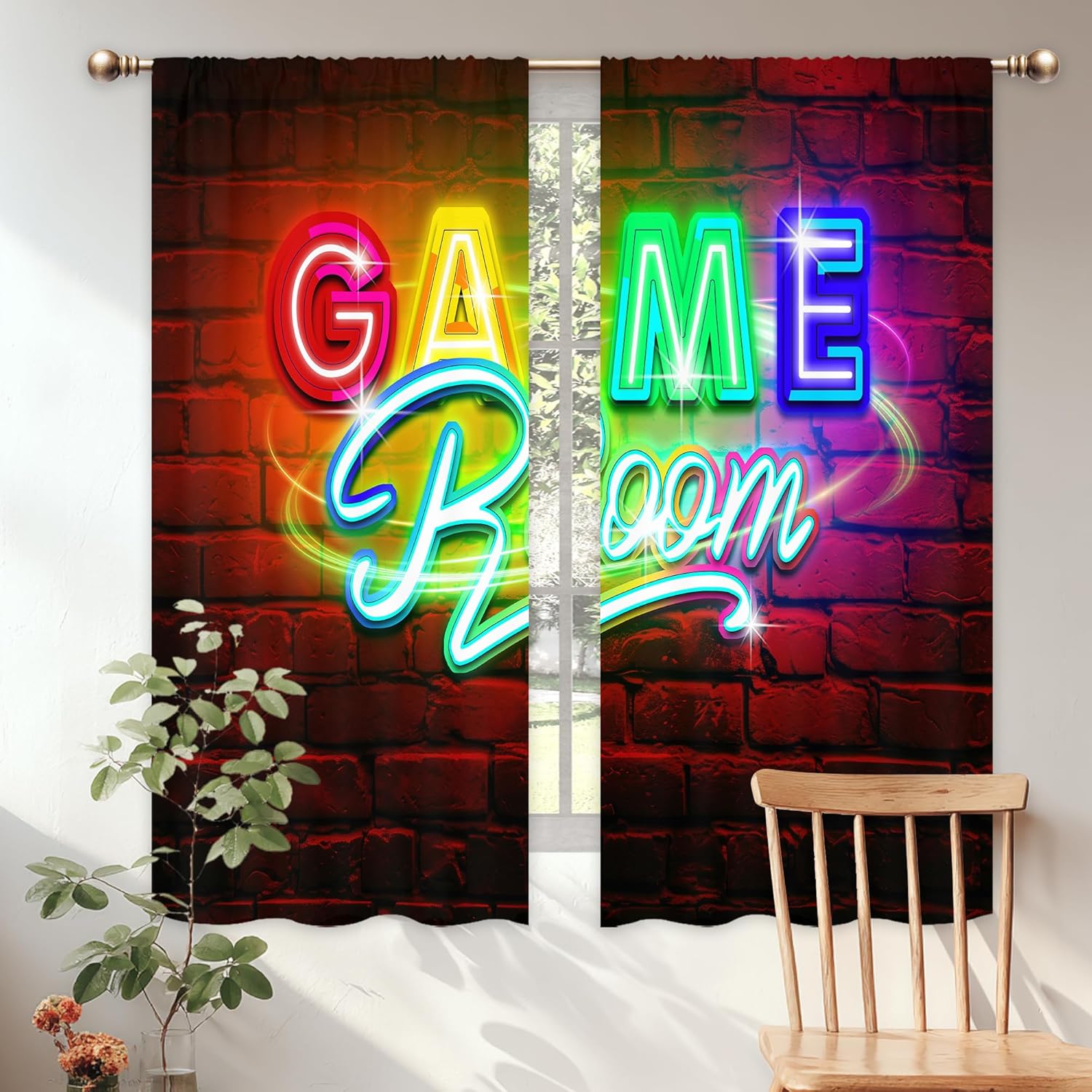 Neon Gaming Gordijnen, Rod Poc - Home Decor Youtube Videos recensie en prijs