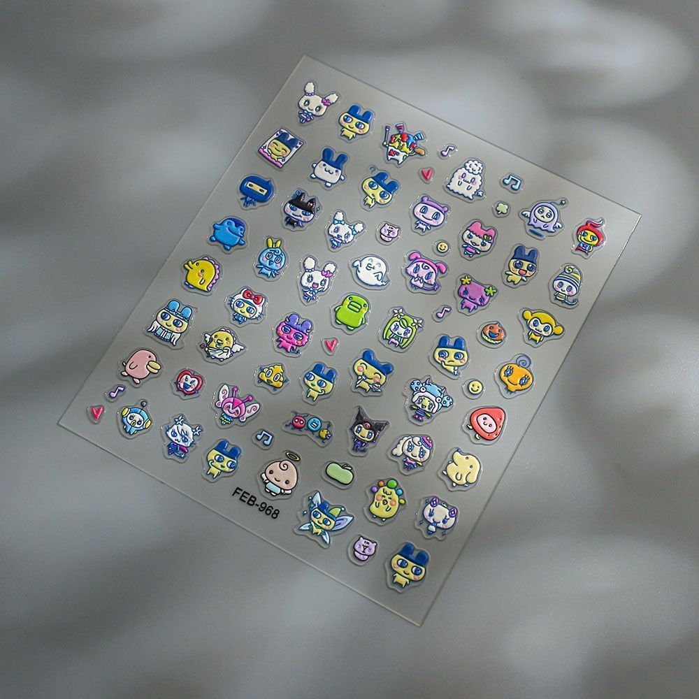 Tamagotchi Cartoon 3D Reliëf N - Home Decor Sticker recensie en prijs