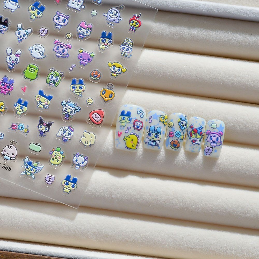 Tamagotchi Cartoon 3D Reliëf N - Home Decor Sticker recensie en prijs