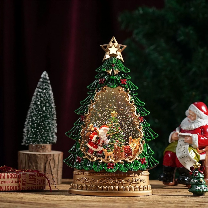 Sneeuwbol Muziekdoos Kerst San - Home Decor Xmas Tree recensie en prijs