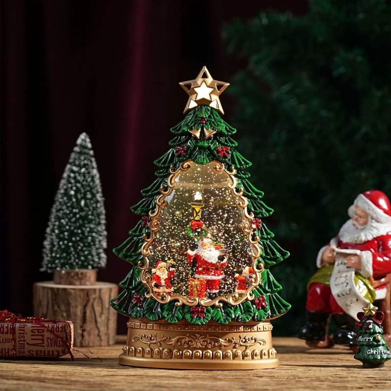 Sneeuwbol Muziekdoos Kerst San - Home Decor Xmas Tree recensie en prijs