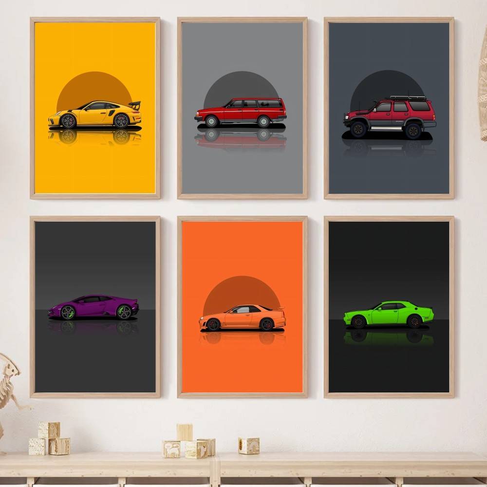 Coole sport SUV auto papieren  - Home Decor Vector recensie en prijs