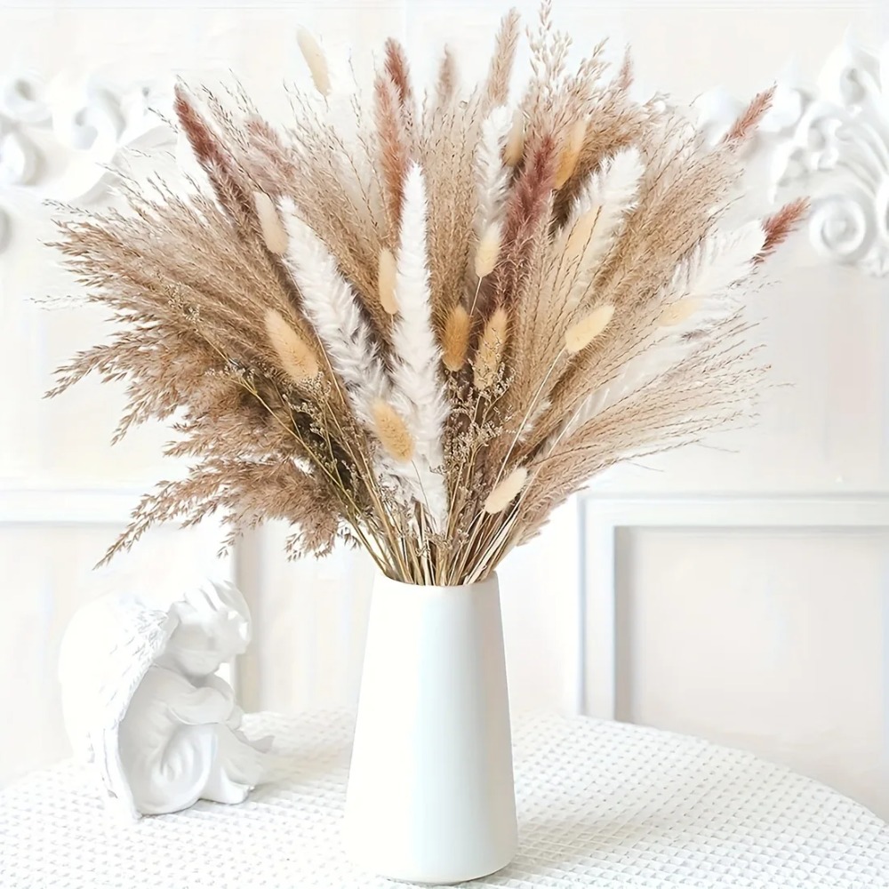 80 Stuks Natuurlijke Gedroogde - Pampas Grass Decor recensie en prijs