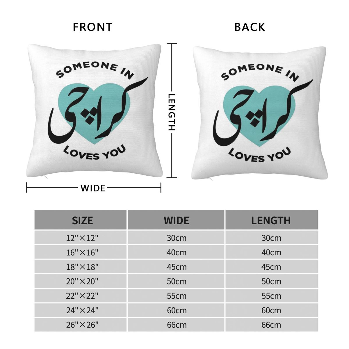 Iemand In Karachi Loves You Ku - Home Decor Karachi recensie en prijs