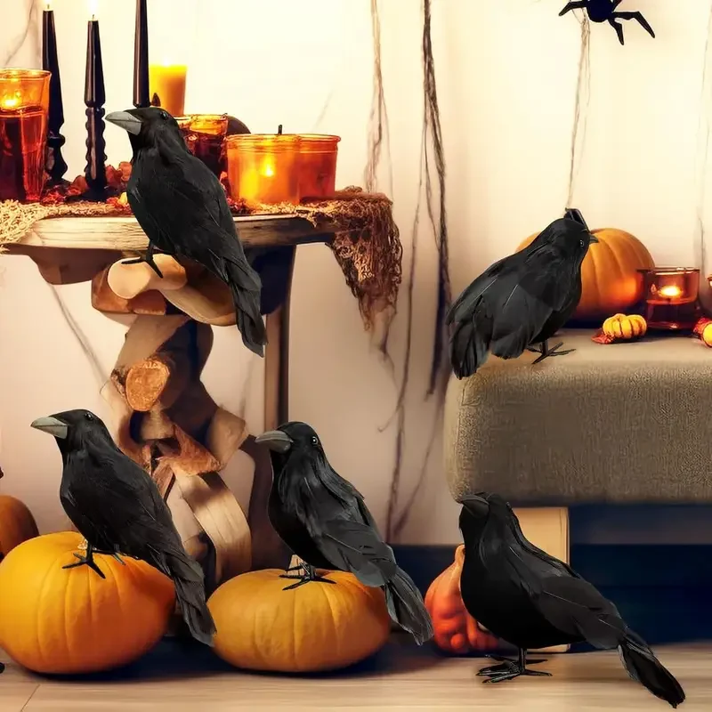 1PC Zwarte Kraai Halloween Dec - Home Decor Com recensie en prijs