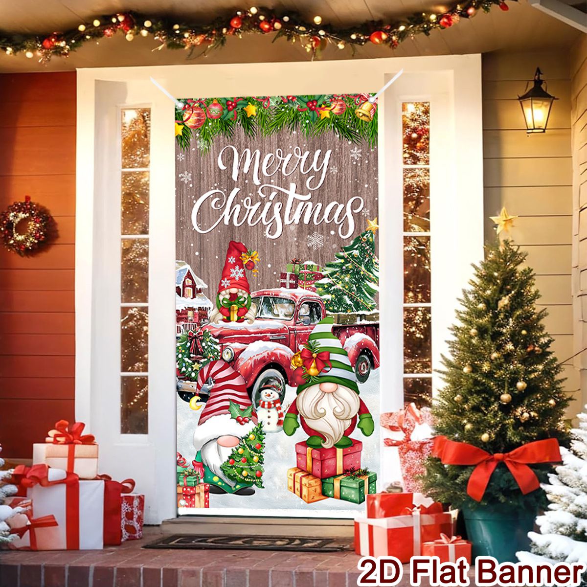 Kerst Deur Banner Vrolijk Kers - Home Decor Xmas Gifts recensie en prijs