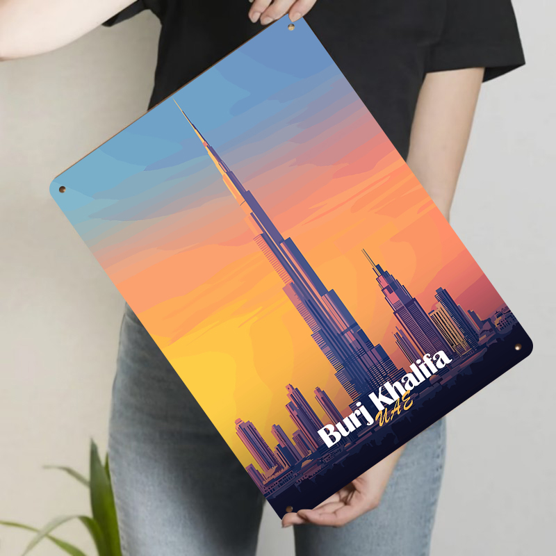 Burj Khalifa Dubai VAE Skyline - Home Decor Uae recensie en prijs