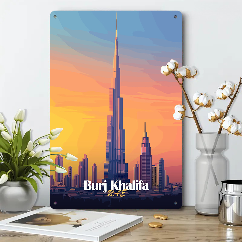 Burj Khalifa Dubai VAE Skyline - Home Decor Uae recensie en prijs