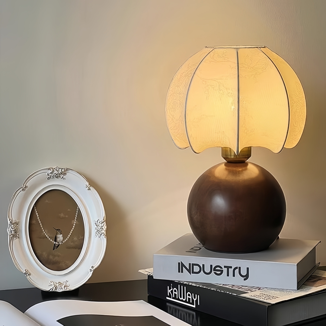 Vintage bloementafellamp, midd - Home Decor Lamp recensie en prijs