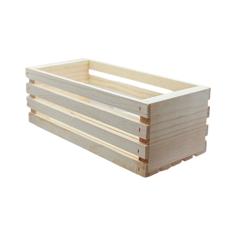Onvoltooide houten opbergkist  - Home Decor Organizer recensie en prijs