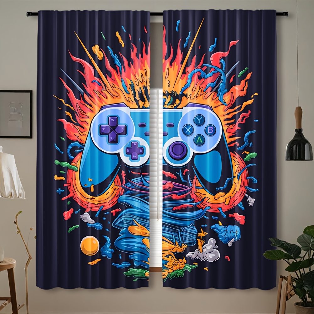 Gamer Pop Culture Gordijn Raam - Home Decor Youtube Videos recensie en prijs