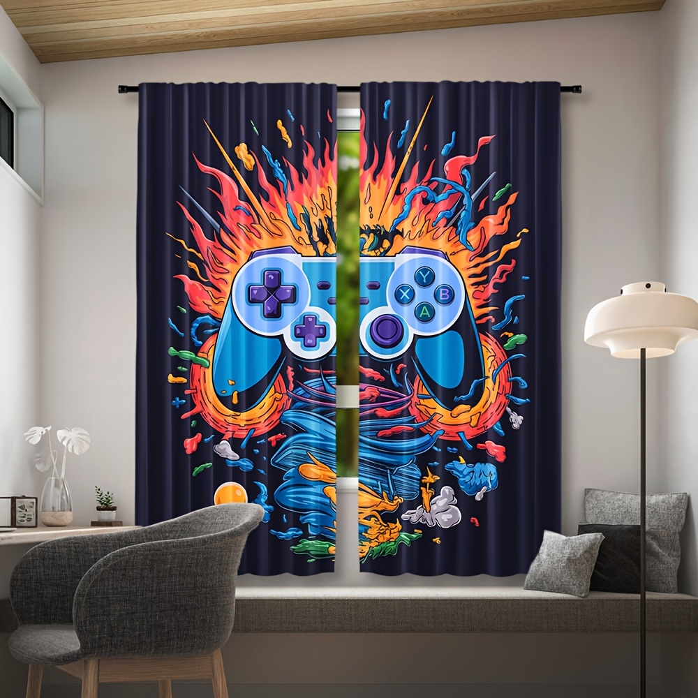 Gamer Pop Culture Gordijn Raam - Home Decor Youtube Videos recensie en prijs