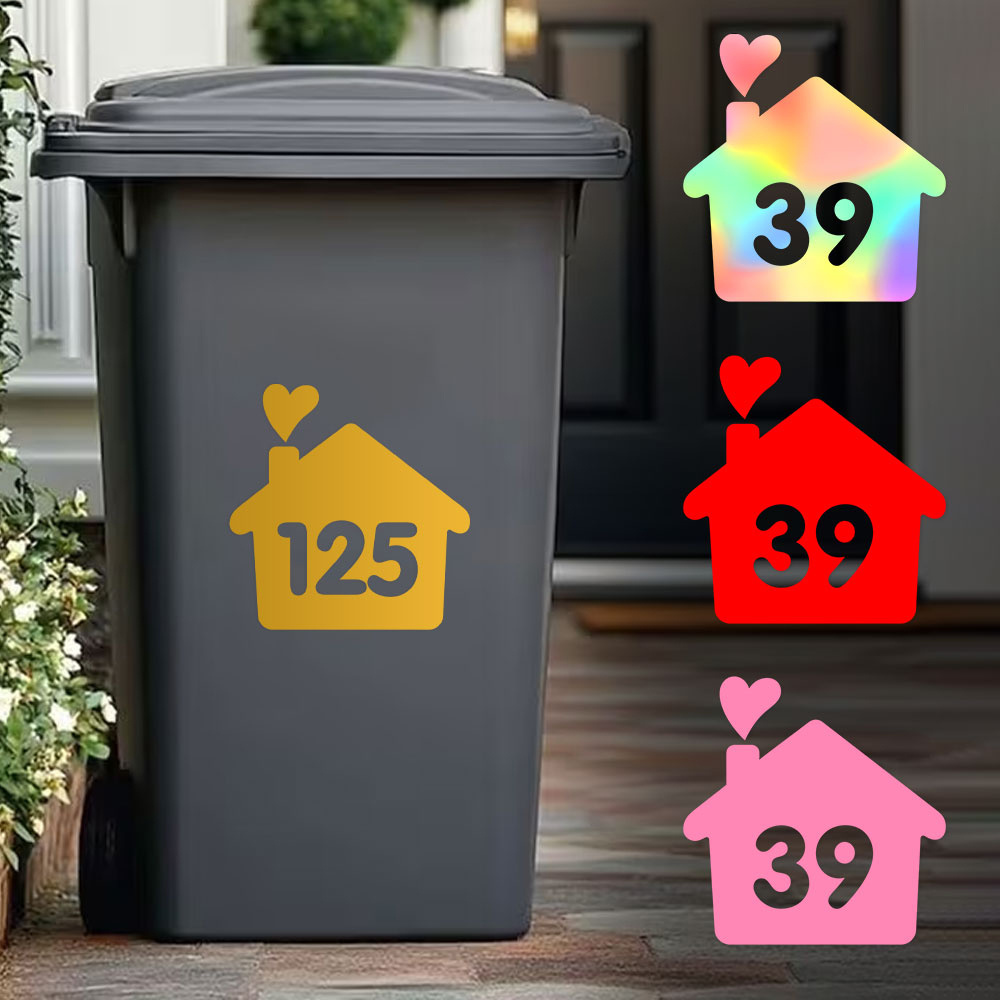 1PC/3PCS Aangepaste huisnummer - Home Decor Sticker recensie en prijs