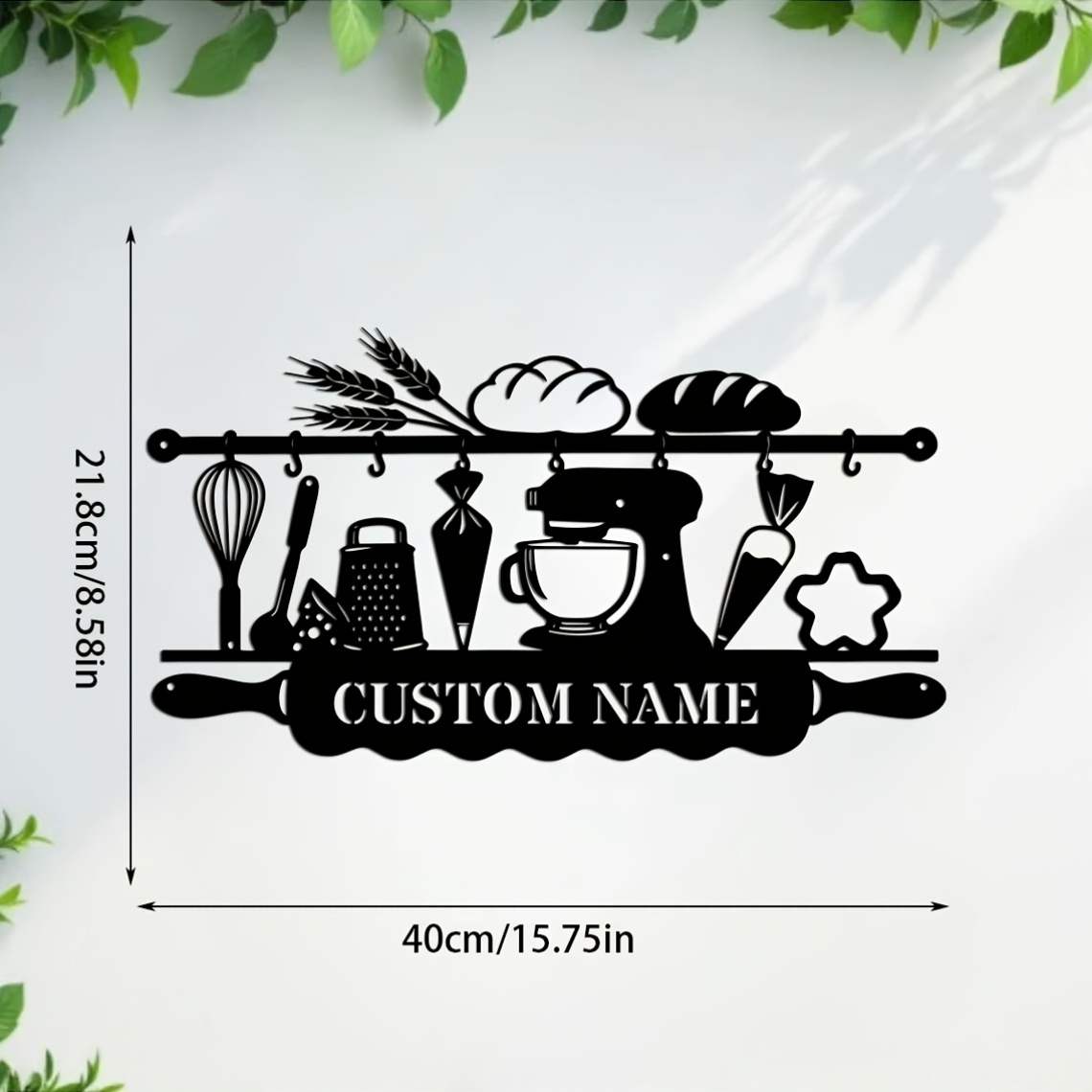 Gepersonaliseerde ijzeren wand - Home Decor Kitchen recensie en prijs