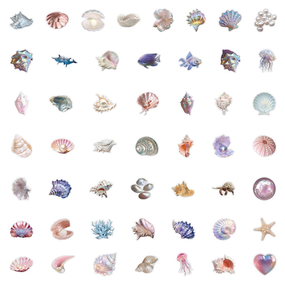 50 stks Cartoon Shell Graffiti - Home Decor Wall Panels recensie en prijs
