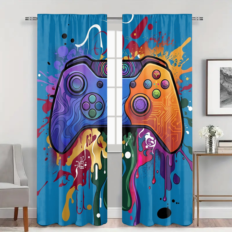 Retro Gaming Gordijn Videogame - Home Decor Youtube Videos recensie en prijs