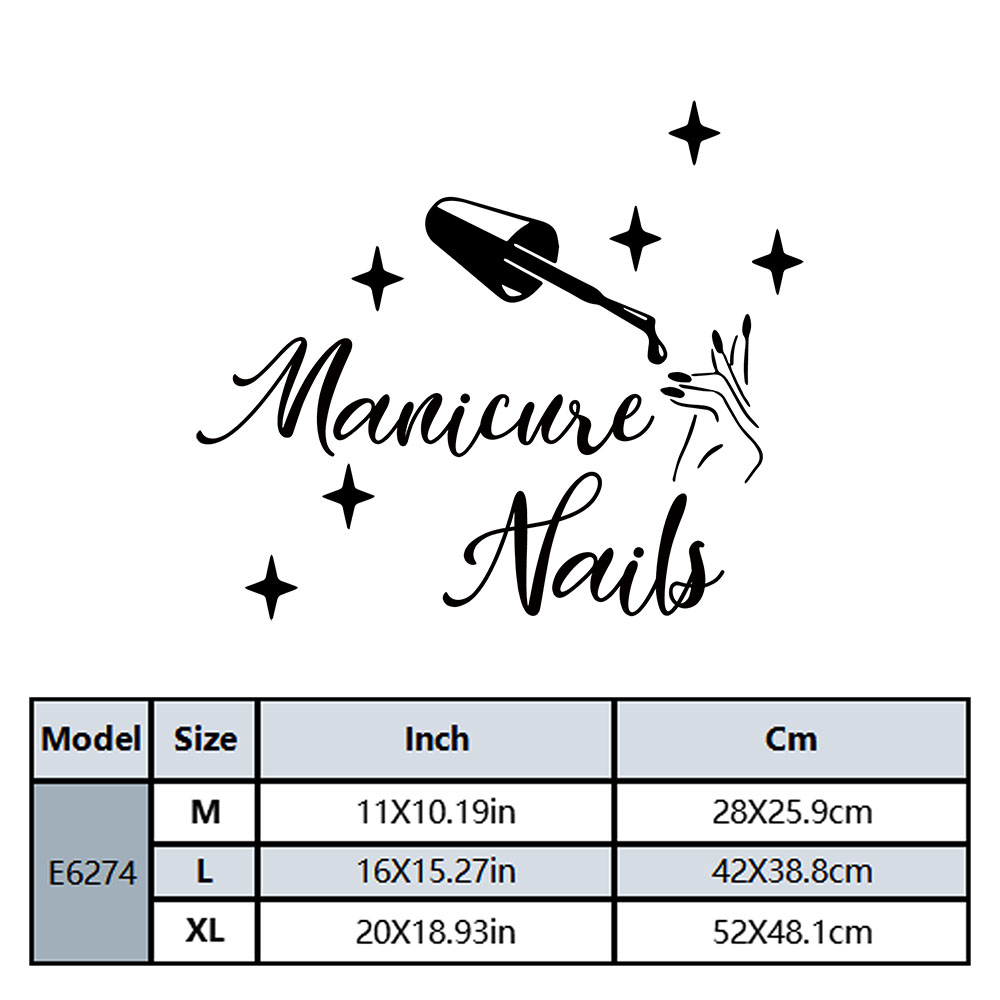 1PC Creatieve manicure geperso - Home Decor Sticker recensie en prijs