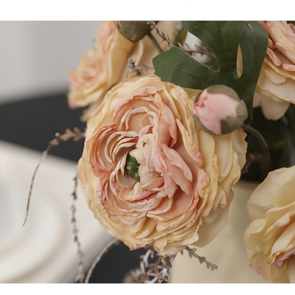 Zijden bloem realistisch ontwe - Home Decor Design Ideas recensie en prijs