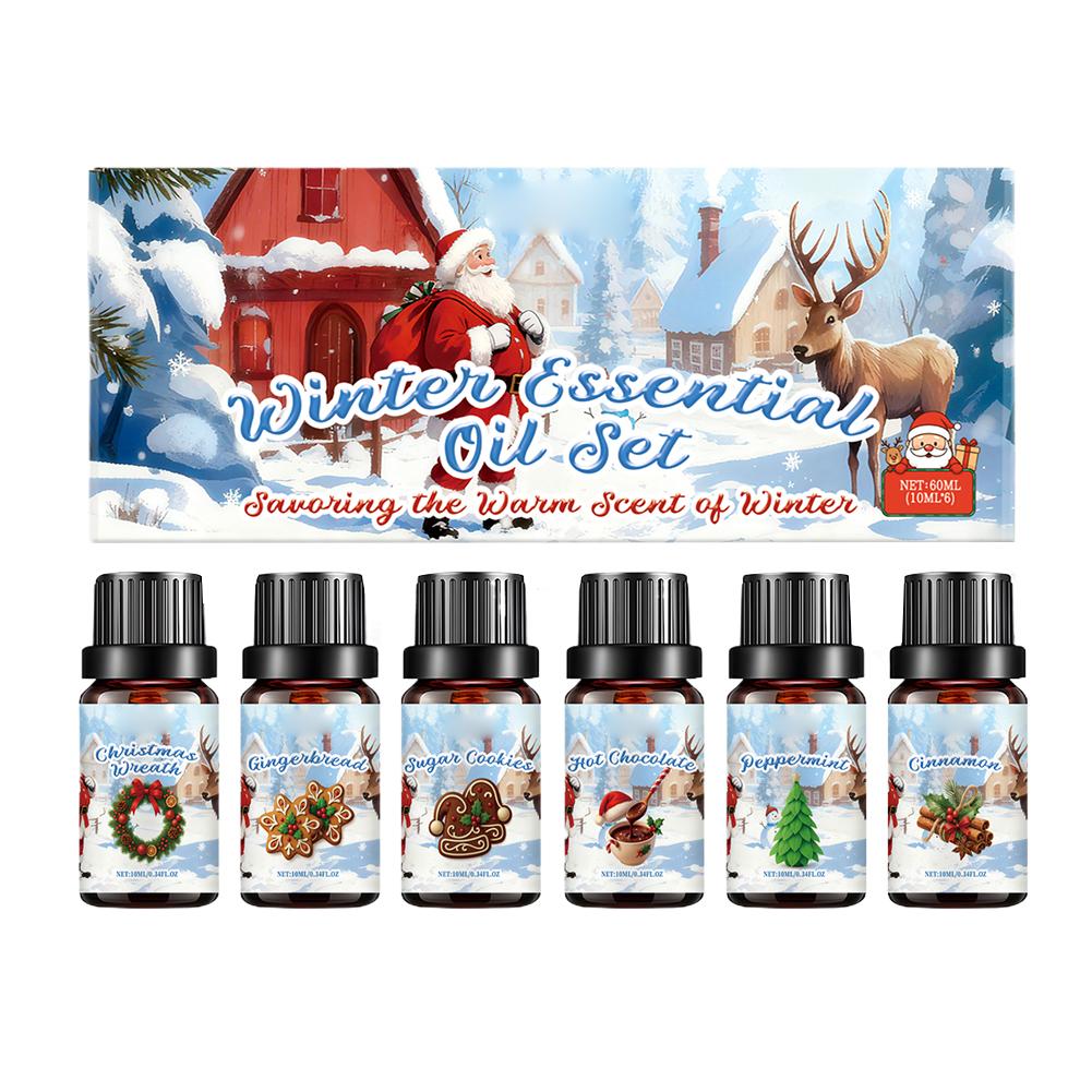 Winter Essentiële Olie Set 6PC - Home Decor Xmas Gifts recensie en prijs