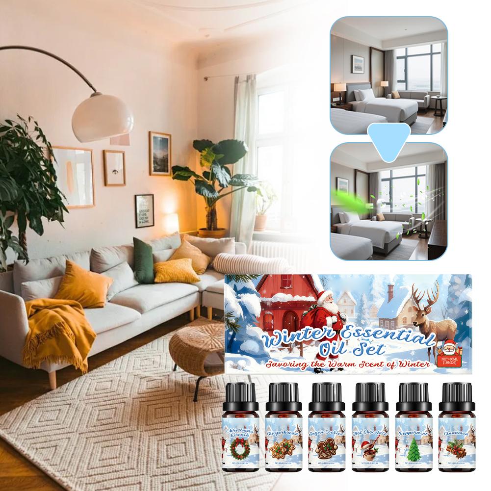 Winter Essentiële Olie Set 6PC - Home Decor Xmas Gifts recensie en prijs
