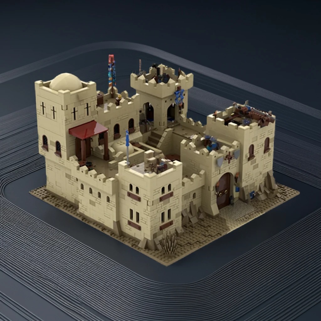 4092pcs MOC Black Falcon Deser - Home Decor Medieval recensie en prijs
