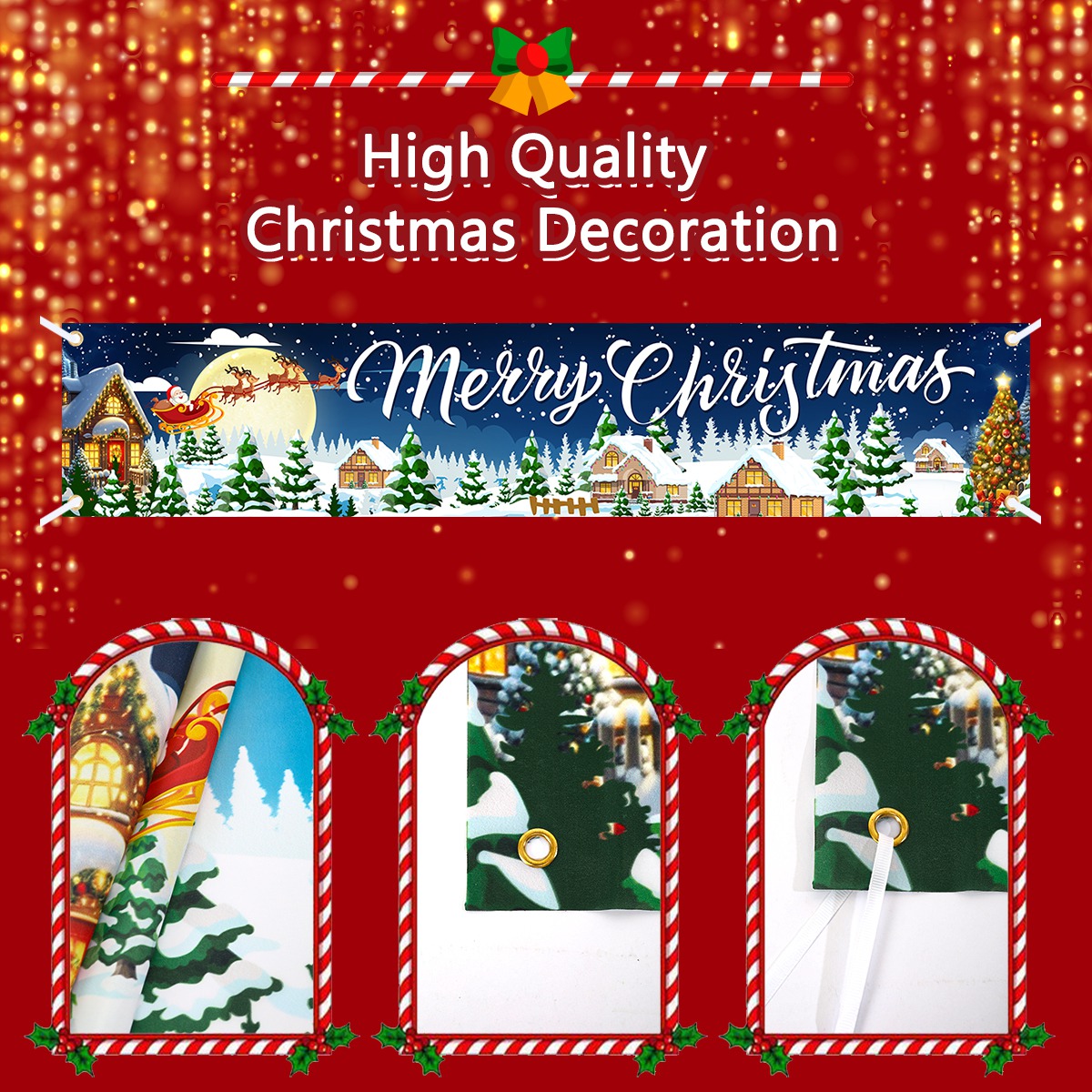 Kerstboombanner Kerstversierin - Home Decor Xmas Tree recensie en prijs