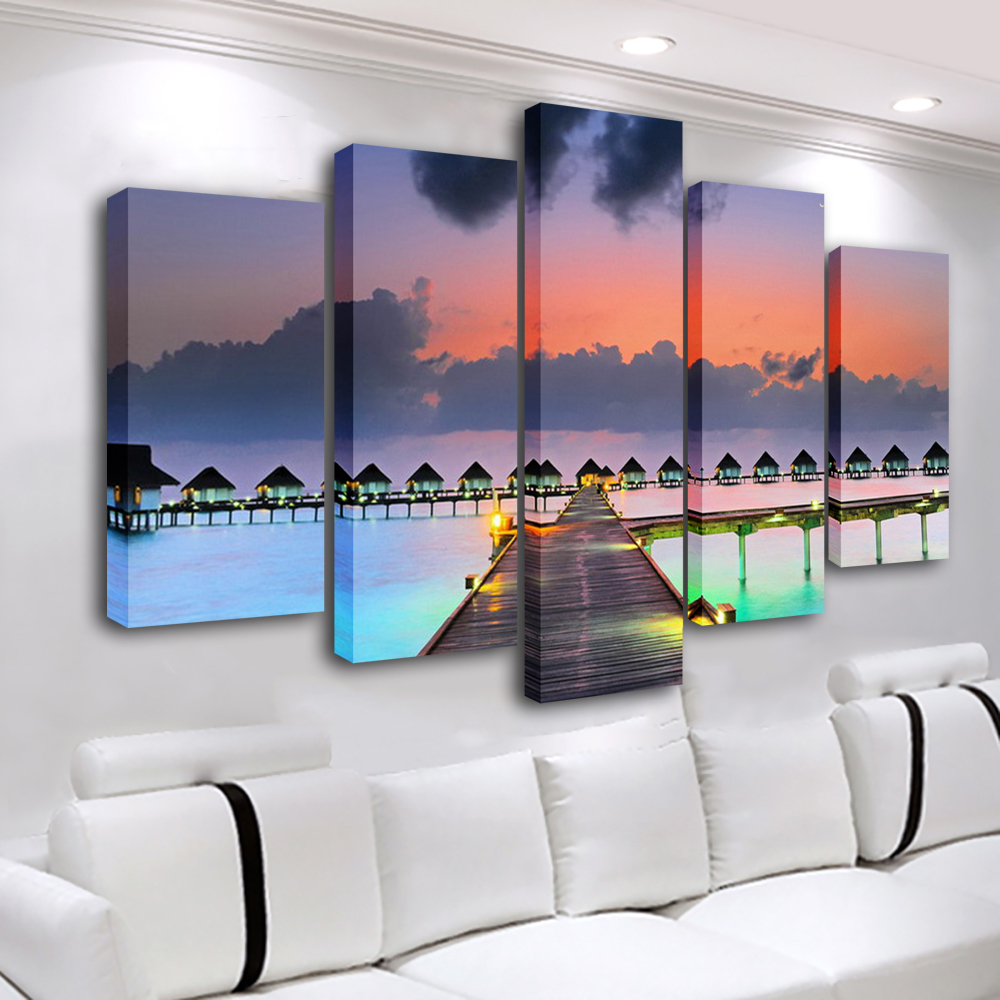 Muurkunst zonsondergang schild - Home Decor Wall Panels recensie en prijs