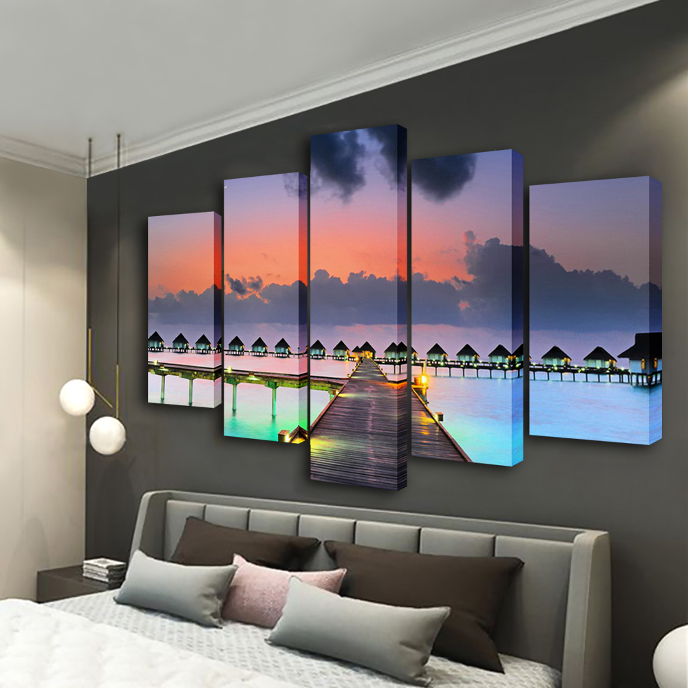 Muurkunst zonsondergang schild - Home Decor Wall Panels recensie en prijs