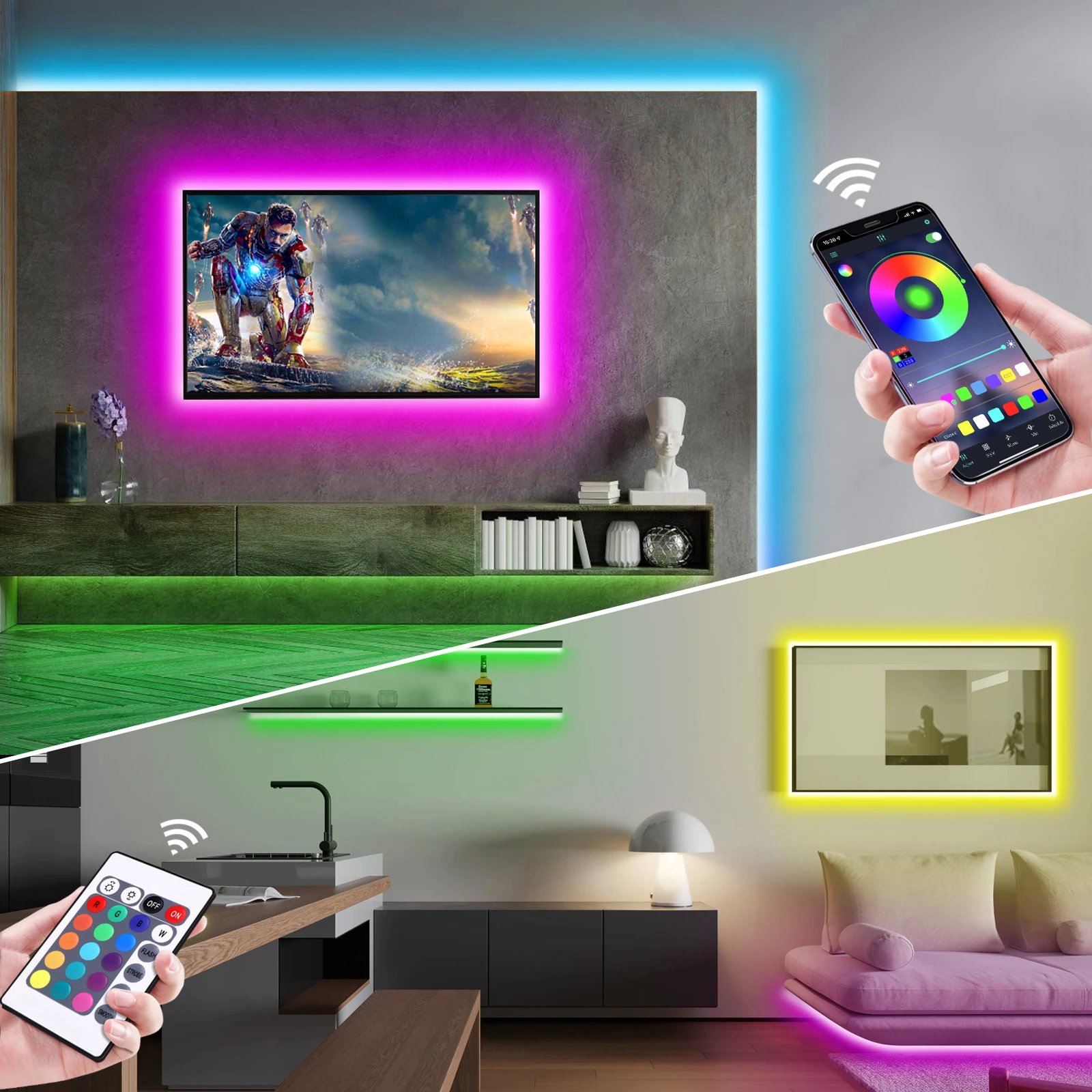 1-5m RGB LED Neon Strip Licht  - Home Decor Lamp recensie en prijs